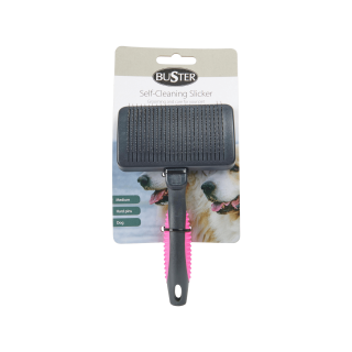 Kartáč na srst samočistící hrubý M BUSTER