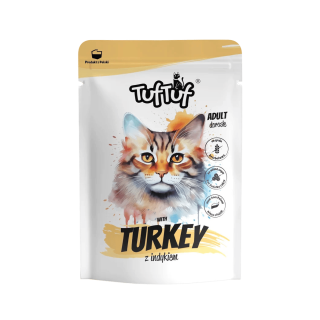 Tuf Tuf Cat Paštika s krůtím masem kapsa 300g