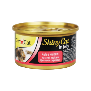 Gimcat ShinyCat konz. kuře+krab 70g