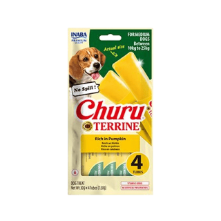 Churu Dog Terrine dýně plemena M 4x30g