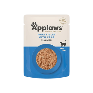 Applaws Cat kapsa Adult Broth tuňák s krabem 70g