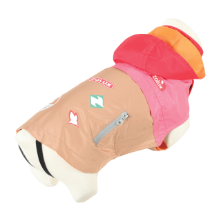 Obleček pláštěnka pro psy VINTAGE růžová 35cm Zolux