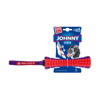 Hračka pes GiGwi Johnny Stick aport zvukový červ/purp