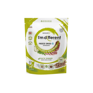 I´M DIFFERENT krmivo mrazem suš. Raw Duck Dinner 156g