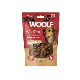 WOOLF WildDog poch. Twisties Quail&Cod 100g