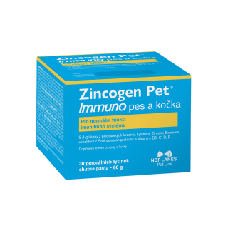 Zincogen Pet Immuno pro psy a kočky, pasta 30sáčků/60g