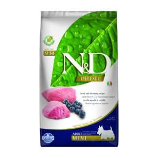 N&D PRIME DOG Adult Mini Lamb & Blueberry 2,5kg