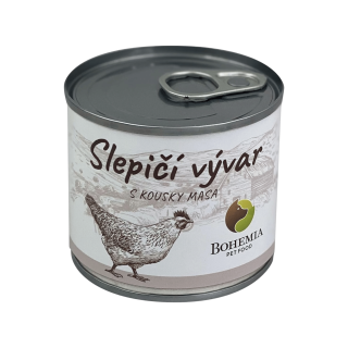 BOHEMIA Vývar Slepičí s kousky masa 140ml