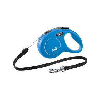 Vodítko FLEXI Classic New S lanko 8m/12kg modrá