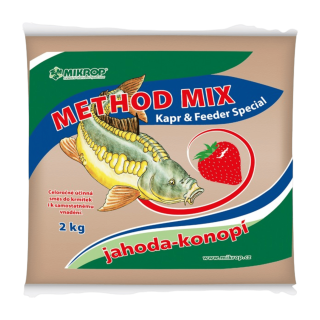 Mikrop Method mix pro ryby jahoda - konopí 2kg