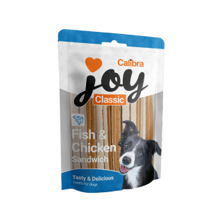 Calibra Joy Dog Classic Fish&Chicken Sandwich 250g NEW