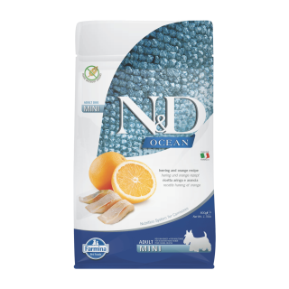 N&D OCEAN DOG Adult Mini Herring & Orange 800g