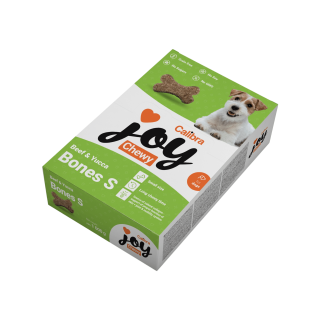 Calibra Joy Dog Chewy Beef & Yucca Bones S 1000g