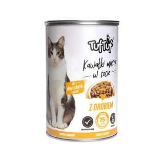 Tuf Tuf Cat Kousky masa s drůbežím konz. 415g