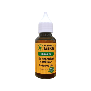 LÁSKA 64 Při odloučení a změnách podpůrný olej 30ml
