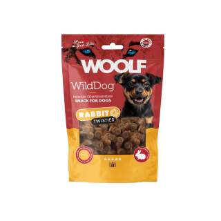 WOOLF WildDog poch. Twisties Rabbit&Cod 100g