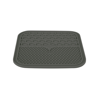 Lízací podložka pro psy SILICONE šedá L Zolux