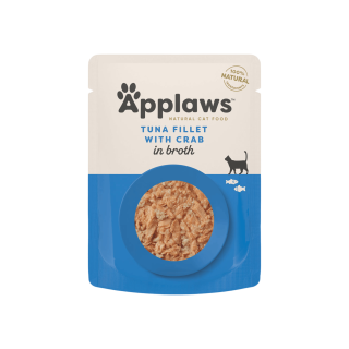 Applaws Cat kapsa Adult Broth tuňák s krabem 70g