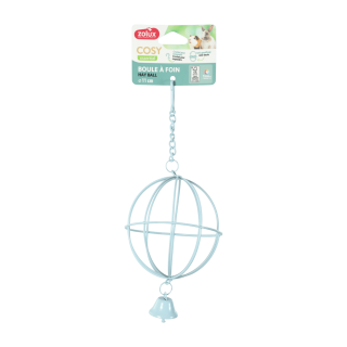 Jesličky na seno COSY kov koule modrá Zolux
