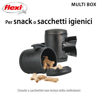 Multi-Box Flexi na pamlsky/sáčky černá