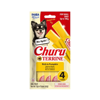 Churu Dog Terrine dýně plemena S 4x15g
