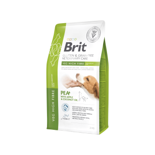 Brit VD Dog GF Veg High Fibre 2kg