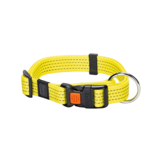 Obojek nylon ART Sportiv reflex 40-55/20 Žlutý KAR