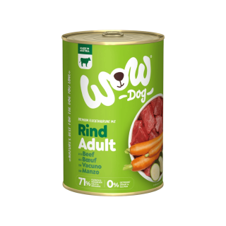 WOW konzerva Adult hovězí s karotkou 400g