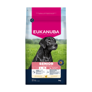 Eukanuba Dog Senior Large rich in fresh Chicken 3kg