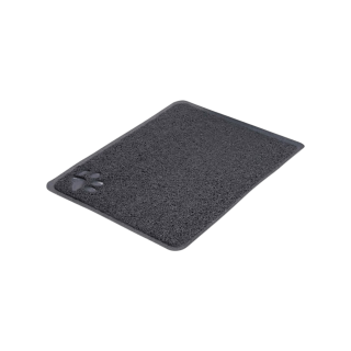 Předložka PVC s tlapkou, šedá k WC 45x37cm TR