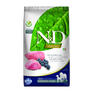 N&D PRIME DOG Adult M/L Lamb & Blueberry 2,5kg