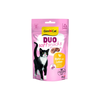GimCat Duo Soft Snacks kuře s játry 50g