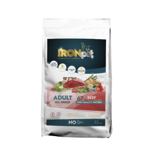 IRONpet Dog Adult All Breed Beef 12kg