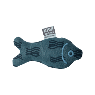 Hračka pes 4Elements Plush Fish modrá Kiwi
