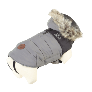 Obleček bunda pro psy NEW MOUNTAIN šedá 60cm Zolux