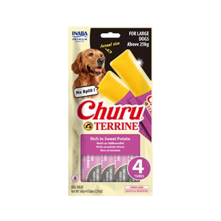 Churu Dog Terrine batáty plemena L 4x54g