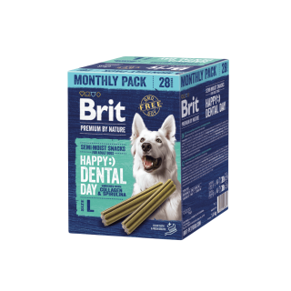 Brit Premium Dog by Nature Dental Snacks L 28ks