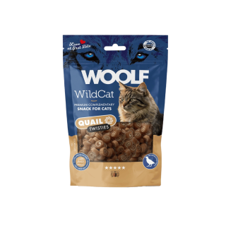 WOOLF WildCat Twisties Snack Quail 50g