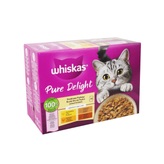 Whiskas kaps. Pure Delight drůbeží výběr v želé 12x85g