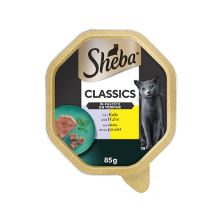 Sheba vanička Classics s telecím a kuřecím 85g