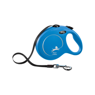 Vodítko FLEXI Classic New L pásek 8m/50kg modrá