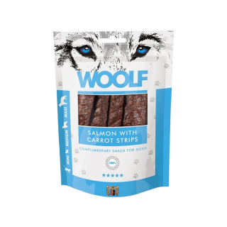 WOOLF pochoutka Salmon with Carrot Strips 100g