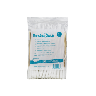 Tyčinky vatové BambooStick L/XL pro čišt. uší psů 50ks