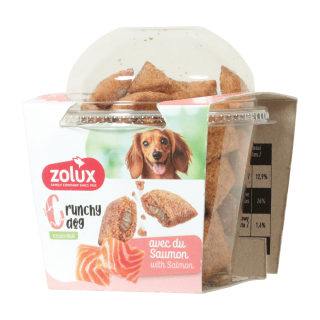 Pochoutka pes CRUNCHY Losos 75g Zolux