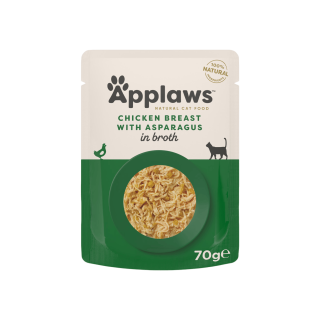 Applaws Cat kapsa Adult Broth kuř.prsa s chřestem 70g