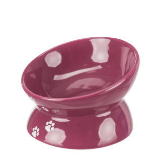 Miska keramická ergonomická zvýš. 0,15l 13cm vínová TR