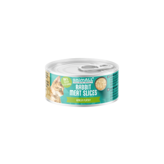 animALL konzerva kočka Králík plátky 80g