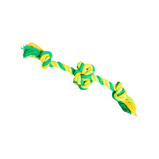 Hračka pes Míč bavlněný, 2 ramena 22cm HipHop