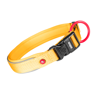 Obojek pes PREMIUM nylon 15mm/25-30cm žlutá Zolux