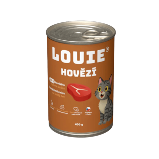 Louie Cat konz. Hovězí s prebiotiky 400g